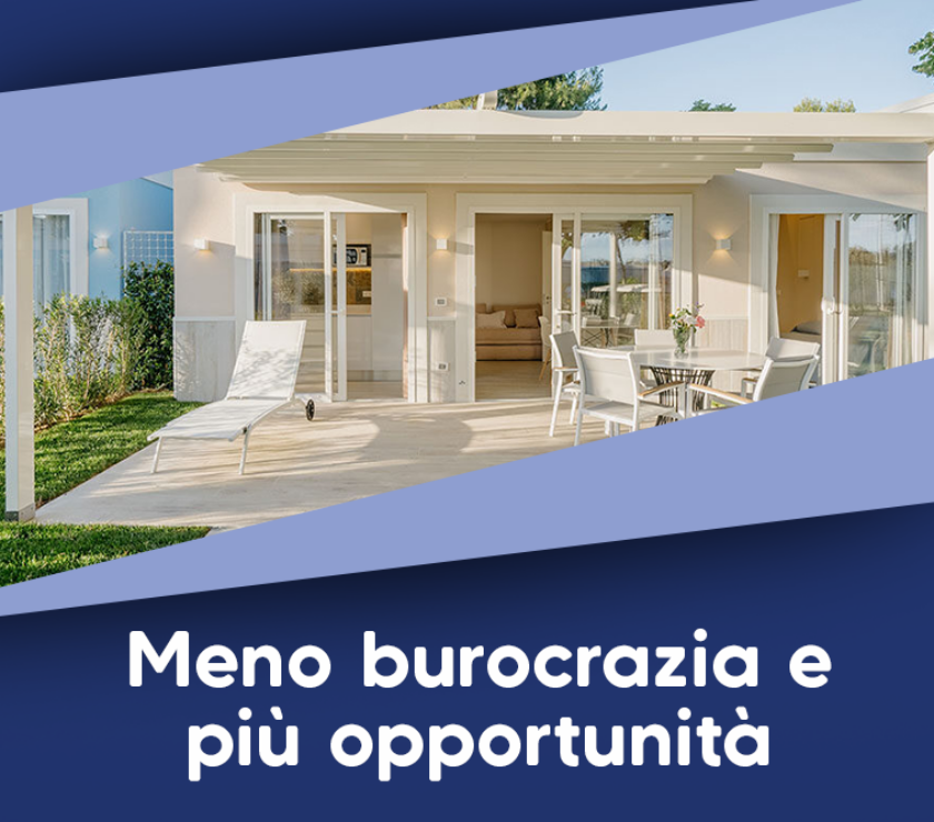 meno burocrazia per campeggi e villaggi