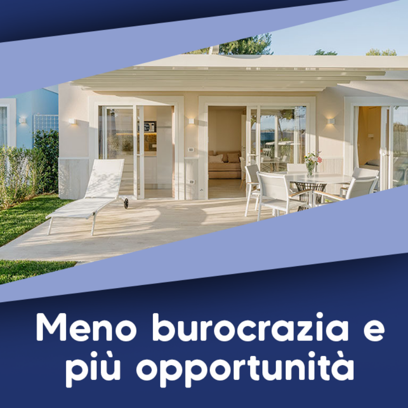 meno burocrazia per campeggi e villaggi